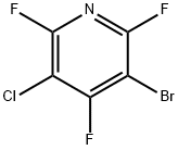 3-Bromo-5-chloro-2,4,6-trifluoro-pyridine 结构式