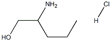 2-aminopentan-1-ol hydrochloride 结构式