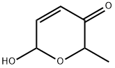 2-Hydroxy-6-methyl-2H-pyran-5(6H)-one 结构式