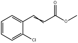 3-(2-氯苯基)-2-丙烯酸甲酯 结构式