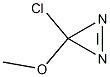 3-chloro-3-methoxydiazirine 结构式