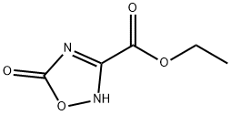 5-氧-2,5-二氢-1,2,4-噁二唑-3-甲酸乙酯 结构式