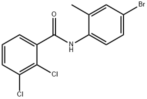 N-(4-bromo-2-methylphenyl)-2,3-dichlorobenzamide 结构式