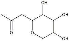 1-C-(Β-D-吡喃木糖基)-丙酮 结构式