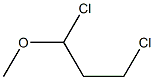 1,3-dichloro-1-methoxy-propane 结构式