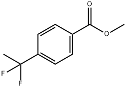 4-(1,1-二氟乙基)苯甲酸,4-二氟乙基苯甲酸 结构式