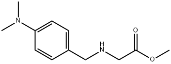 N-[[4-(Dimethylamino)Phenyl]Methyl]-Glycine Methyl Ester 结构式