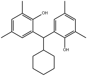 2-[cyclohexyl-(2-hydroxy-3,5-dimethylphenyl)methyl]-4,6-dimethylphenol 结构式