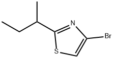 4-Bromo-2-(sec-butyl)thiazole 结构式