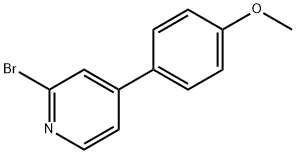 2-Bromo-4-(4-methoxyphenyl)pyridine 结构式