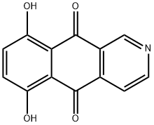 Benz[g]isoquinoline-5,10-dione, 6,9-dihydroxy- 结构式