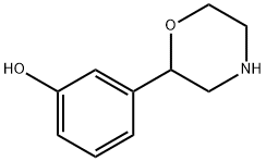 3-(吗啉-2-基)苯酚 结构式