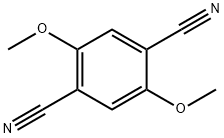 2,5-DIMETHOXYTEREPHTHALSAEUREDINITRIL 结构式