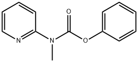 PHENYL N-METHYL-N-(2-PYRIDYL)CARBAMATE 结构式