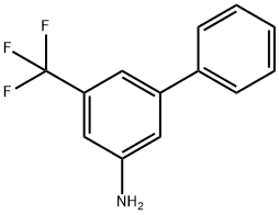 [1,1'-Biphenyl]-3-amine, 5-(trifluoromethyl)- 结构式