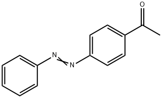 1-{4-[(E)-2-phenyldiazen-1-yl]phenyl}ethan-1-one 结构式