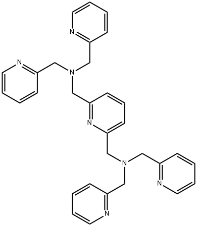 N,N,N',N'-四(2-吡啶甲基)-2,6-二氨甲基吡啶 结构式