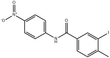 3-iodo-4-methyl-N-(4-nitrophenyl)benzamide 结构式