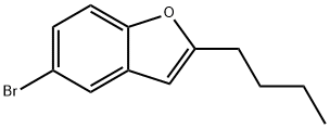 5-溴-2-丁基苯并呋喃 结构式