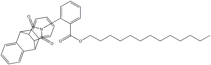 tridecyl 2-(16,18-dioxo-17-azapentacyclo[6.6.5.0~2,7~.0~9,14~.0~15,19~]nonadeca-2,4,6,9,11,13-hexaen-17-yl)benzoate 结构式