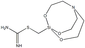 2,8,9-trioxa-5-aza-1-silabicyclo[3.3.3]undec-1-ylmethyl imidothiocarbamate 结构式