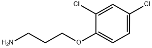 3-(2,4-dichlorophenoxy)propan-1-amine 结构式