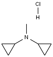 (二环丙基甲基)胺盐酸盐 结构式