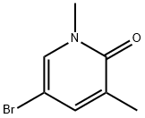 5-溴-1,3-二甲基-2-吡啶酮 结构式