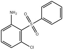 (2-Amino-6-chlor-phenyl)-phenyl-sulfon 结构式