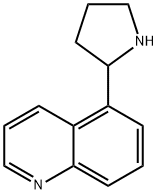 5-(2-吡咯烷基)喹啉 结构式