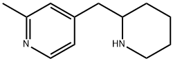 Pyridine, 2-methyl-4-(2-piperidinylmethyl)- 结构式