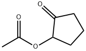 Cyclopentanone, 2-(acetyloxy)- 结构式