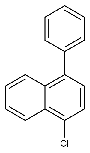 1-chloro-4-phenylnaphthalene 结构式