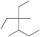 3-Ethyl-3,4-dimethylhexane. 结构式