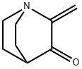 2-METHYLIDENE-1-AZABICYCLO[2.2.2]OCTAN-3-ONE 结构式