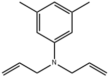 N,N-二烯丙基-3,5-二甲基苯胺 结构式