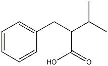 2-苯甲基-3-甲基丁酸 结构式