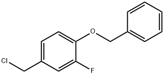 1-(benzyloxy)-4-(chloromethyl)-2-fluorobenzene 结构式