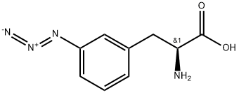 3-azido-L-phenylalanine 结构式
