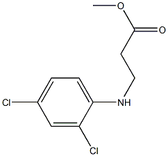 N-(2,4-Dichlorophenyl)-Beta-Alanine Methyl Ester 结构式