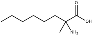 2-氨基-2-甲基辛酸 结构式