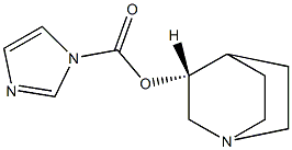 1H-Imidazole-1-carboxylic acid, (3R)-1-azabicyclo[2.2.2]oct-3-yl ester 结构式