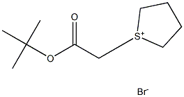 1-(2-(tert-butoxy)-2-oxoethyl)tetrahydro-1H-thiophen-1-ium bromide 结构式