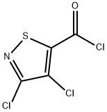 3,4-dichloroisothiazole-5-carbonyl chloride 结构式