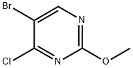 5-溴-4-氯-2-甲氧基嘧啶 结构式
