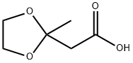 2-(2-Methyl-1.3-dioxolan-2-yl)acetic acid 结构式
