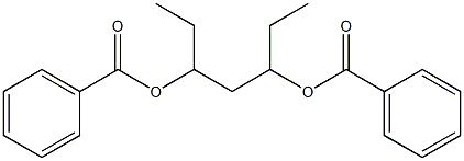 3,5-HEPTANEDIOL, 3,5-DIBENZOATE 结构式