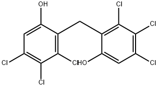 Phenol, 2,2'-methylenebis[3,4,5-trichloro- 结构式