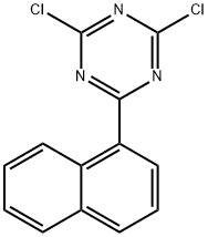 2,4-二氯-6-萘-1-基-[1,3,5]三嗪 结构式