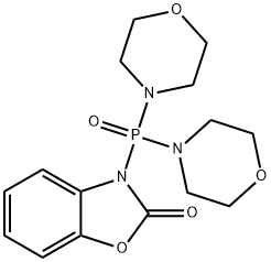 3-dimorpholin-4-ylphosphoryl-1,3-benzoxazol-2-one 结构式